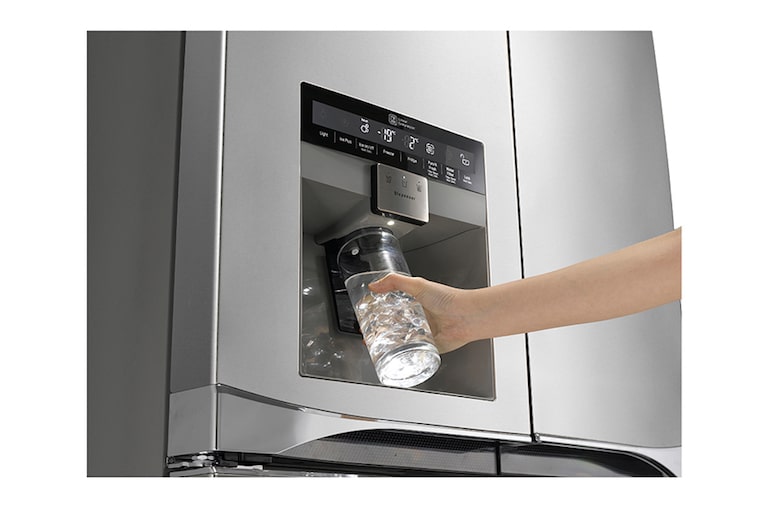 LG 712L French Door Fridge with Anti-fingerprint Brushed Finish, GF-5L712PL